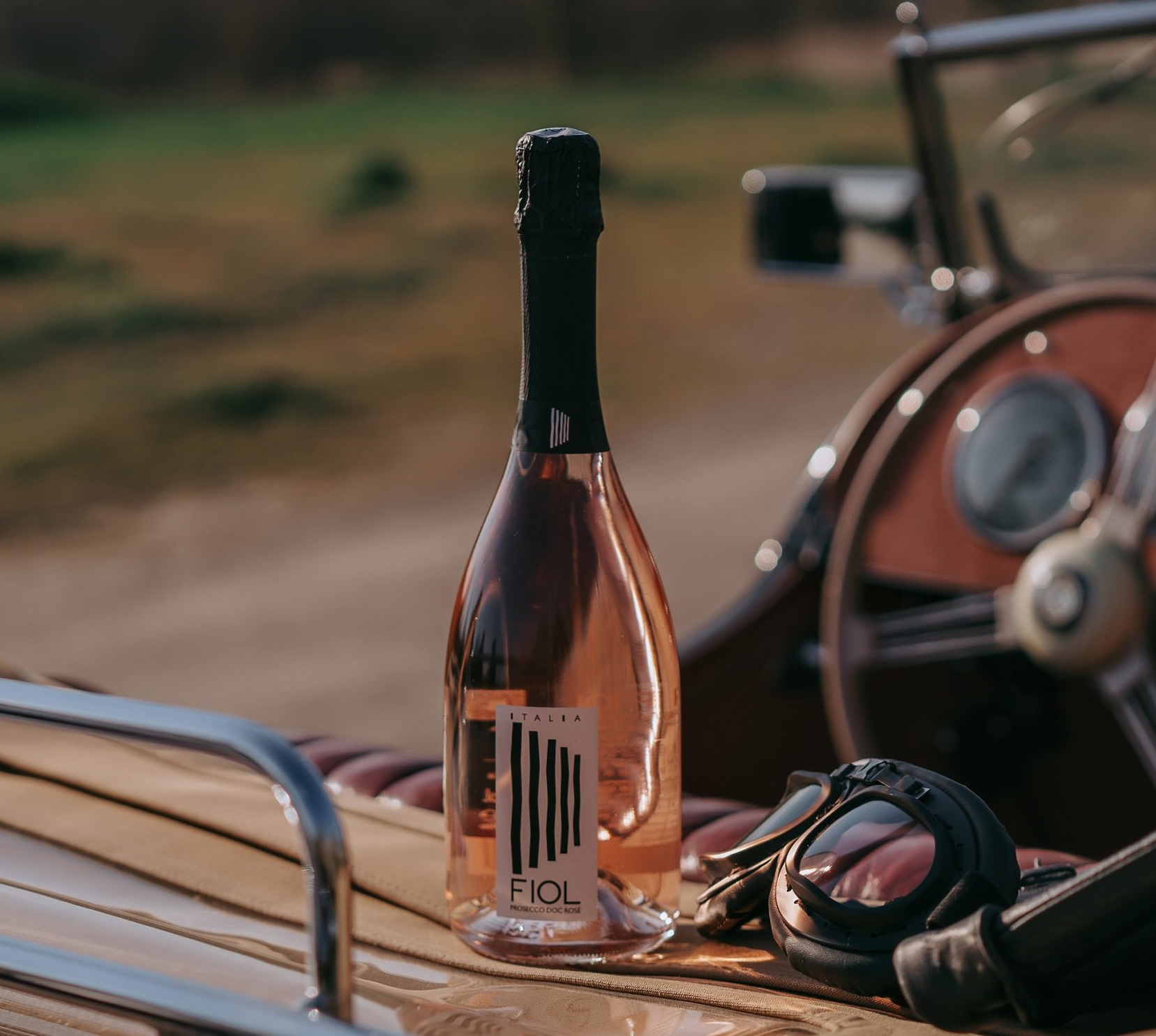 ცქრიალა ღვინო Fiol Prosecco. როზე ექსტრა მშრალი